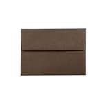 JAM Paper A6 Invitation Envelopes 4.75 x 6.5 Chocolate Brown Recycled 233710I