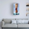 Canvas Wall Art - Salaam Muhammad 'Rescue' Wall Art for Living Room, Bedroom, or Office Décor by Trademark Fine Art - 10 x 19 Inches - 3 of 4