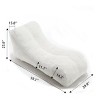 Giant Lazy Poufs Sofa Chair,Fabric Upholstered Lazy Bean Bag Sofa Chair,Foam Filled Bean Bag Sofa For Living Room,Bedroom-Coolbibila - 4 of 4