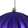 3ct Vickerman 5.7" Matte Onion Ornament, UV Coated Ornament Set Purple - 2 of 4
