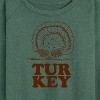 Women's - Peanuts - Woodstock Turkey Lightweight French Terry Wide Neck Long Sleeve Shirt - 2 of 4