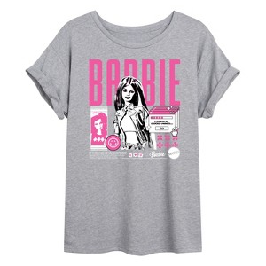 Women's - Barbie - Y2K Oversized Graphic T-Shirt - 1 of 4
