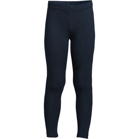 Lands' End School Uniform Girls Tough Cotton Leggings - Medium - Classic  Navy : Target