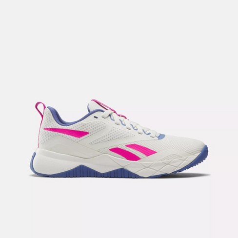 Reebok NFX Training Shoes 8 Chalk Step Purple Laser Pink