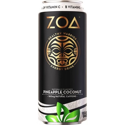 ZOA Pineapple Coconut Energy Drink - 16 fl oz Can