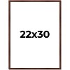 PosterPalooza | Classic Modern Brown Picture Frame - UV Acrylic, Foam Board Backing, Hanging Hardware - 2 of 4