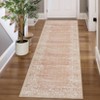 Modern Machine Washable Area Rugs Floral Printed Floor Carpet Non Slip Backing Stain Resistant Indoor Soft Mat - 4 of 4