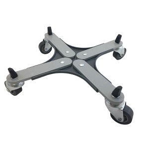 11" to 16.1" Adjustable Metal Plant Caddy – Rust-Proof, Heavy-Duty Rolling Stand - 1 of 4