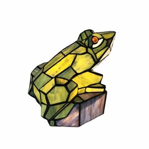 Chloe Lighting Naveen Tiffany-style Animal Stained Glass Accent Lamp 9.5" Height - 1 of 4