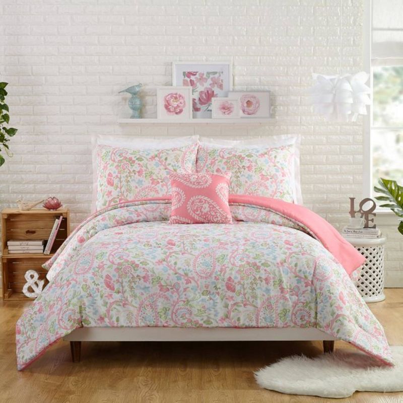 Jessica Simpson 4pc Avery Comforter Set Blush, 1 of 5