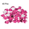 Unique Bargains Craft Embellishments Acrylic Heart Rhinestone Flat Back Gems 40 Pcs - 3 of 4