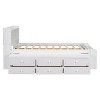 NicBex Full Size Wooden Platform Bed, Modern Storage Bed Frame with 6 Drawers and Bedside Bookcases for Bedroom - 4 of 4
