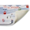 Stupell Industries Tis The Season Ski Slopes Printed Plush Bath Mat And Bath Rug, Design By Caverly Smith, 18"X30" - 2 of 4