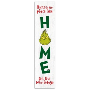 Creative Products The Grinch Home for the Who-lidays 10.5 x 47 Dr. Seuss Porch Leaner - 1 of 1