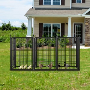 Gulches 40in H x 52in W x 52in D FlexPanel Dog Playpen Black 1 Pack Multi Pet Livestock Supplies Product type - 1 of 4