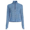 Lands' End Women's Long Sleeve Rash Guard Cover-up UPF 50 - 3 of 4
