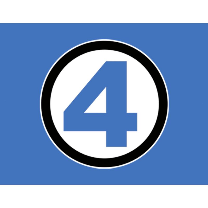 Men's Marvel: Fantastic Four Classic Logo Pull Over Hoodie, 2 of 5