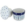 Blue Rose Polish Pottery 270 Ceramika Artystyczna French Butter Dish - 2 of 2