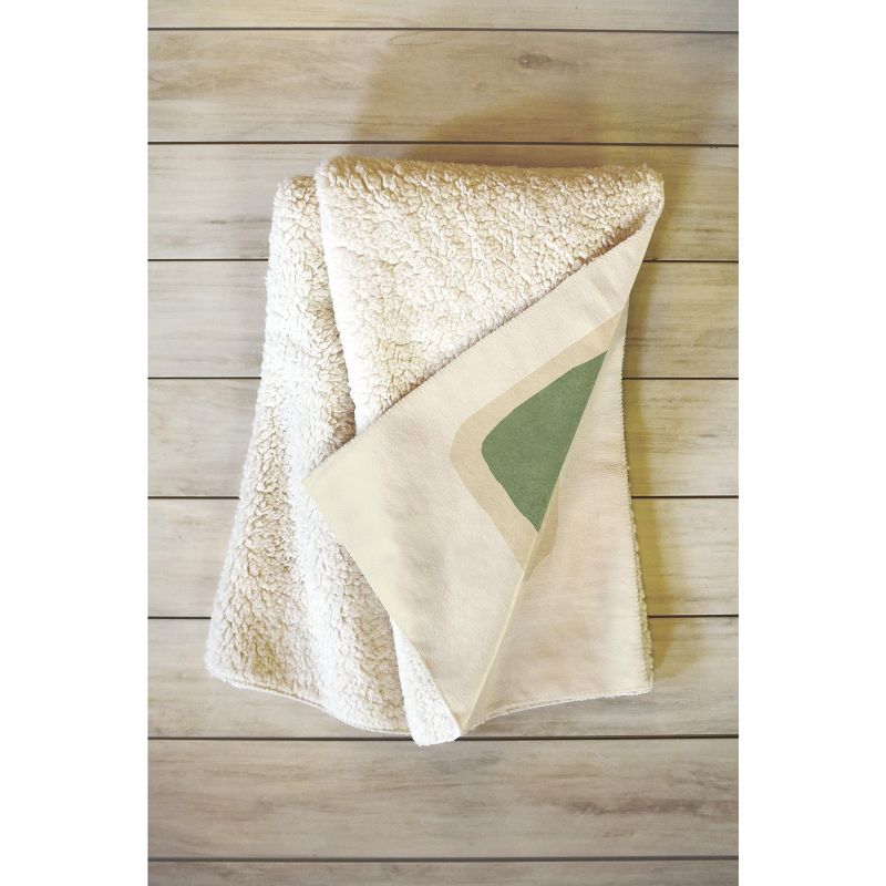 Nadja Leaf Design 19 Fleece Throw Blanket - Deny Designs, 2 of 3