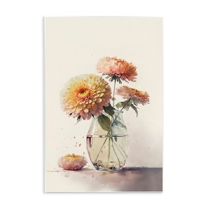 Stupell Industries Blooming Dahlias Painting, 13" x 19" - 1 of 4