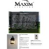 Maxim Lighting Vicksburg 2 - Light Wall Light in  Black - 3 of 3
