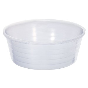 Unique Bargains Indoor Outdoor Plastic Plant Pots Saucer Flower Drip Trays Clear 10 Pcs - 1 of 4