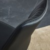 GlasFlength Accent Chairs Modern Seating Set Plush Comfort Upholstery Metal Frame Design For Dining Living Space, Black, 17.9"*16.9"*34.3" - 4 of 4