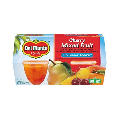 Del Monte Mixed Fruit Cups - 4oz 4pk