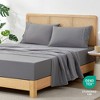 Cozy Bliss Cooling Deep Pocket Fitted Sheet, Breathable Sheet Set with 2 Pillowcases - 3 of 4