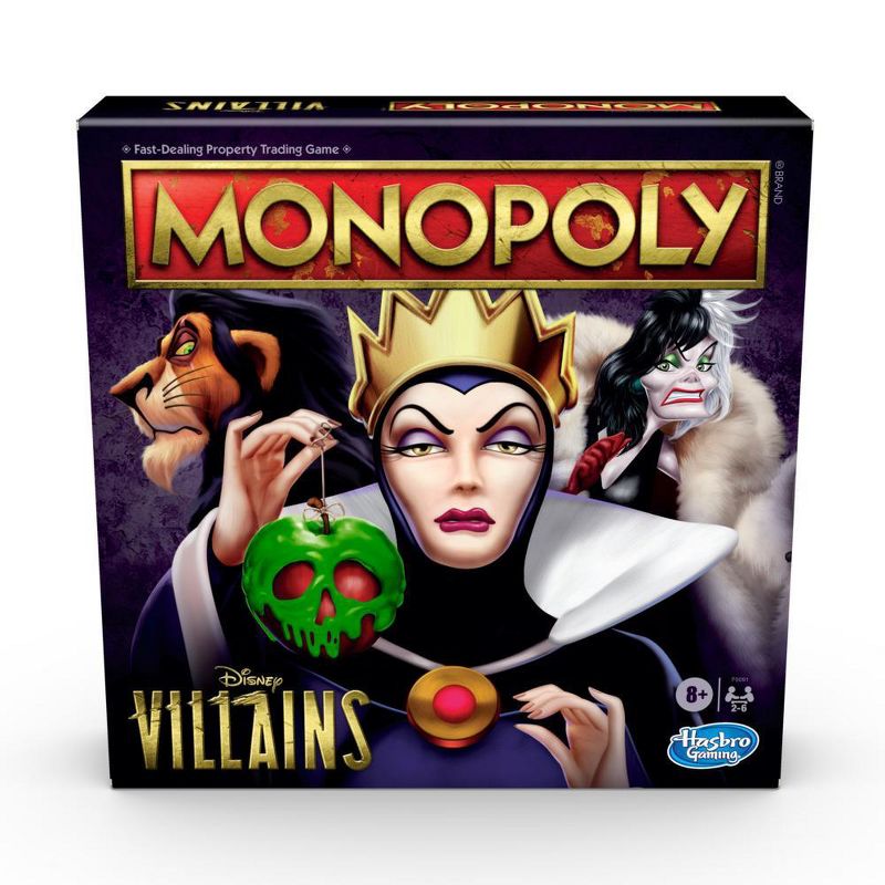 Monopoly: Disney Villains Edition Board Game for Ages 8 and Up, 2 of 5