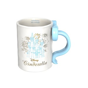 Zak Designs 18oz Cinderella Bow Sculpted Handle Mug - 1 of 4