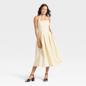 Women's Midi Halter Dress - A New Day™ - 1 of 3