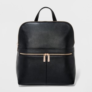 Zip Top Backpack - A New Day Black, Women