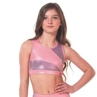 6 Pack Girls Training Bras - Wire & Hook Free Camisole Sports Bras For Teens Ages 10-12, 12-14