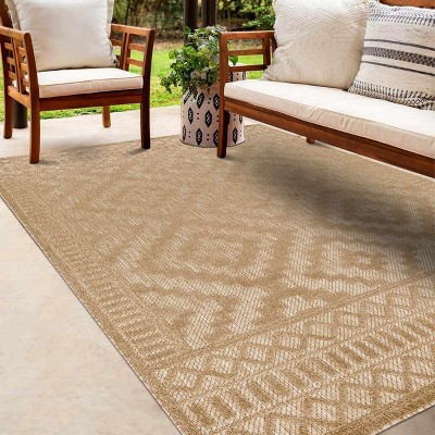 Hauteloom Feya Tan Outdoor Rug