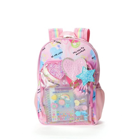 Cat & Jack Puppy Dog 17 Kid's Backpack with Laptop Pocket - Pink