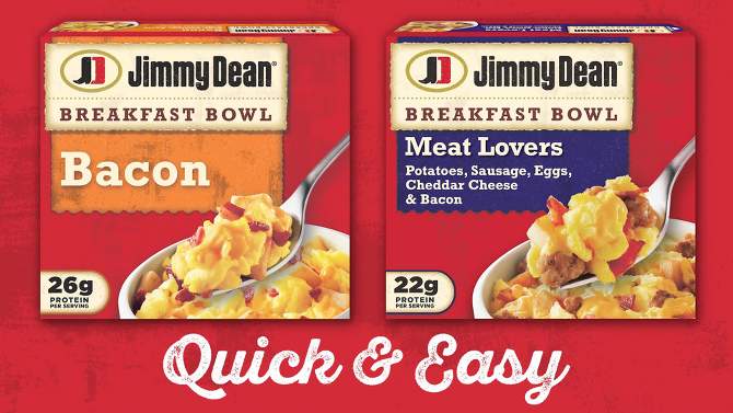 Jimmy Dean Frozen Bacon Breakfast Bowl - 7oz, 2 of 13, play video