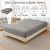 Kumasinova Waterproof Mattress Pad,Diamond Grid Ultrasonic Mattress Protector with Brushed Fabric and Cotton Filling,Machine Washable - 2 of 4