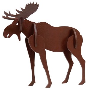 Little & Wood Woodlet Moose 3D Wooden Puzzle Kit, Easy Assembly, Ages 6+ - 1 of 4