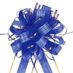 Unique Bargains Bright Color Plastic Gift Wrapping Bows 10 Pcs - 1 of 4