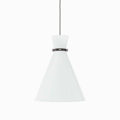 Starlight 72" White Polished Nickel Glass LED Pendant Light