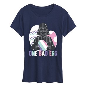 Women's - Star Wars - One Bad Egg Vader Short Sleeve Graphic T-Shirt - 1 of 4