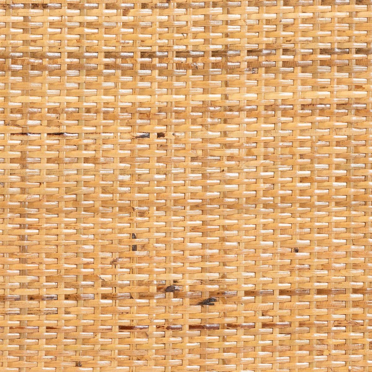 bali & pari 67.7" Curacao Rattan 2 Drawer Bookcase Light honey: Plywood Frame, 3-Tier, No Assembly Required - thumbnail 8