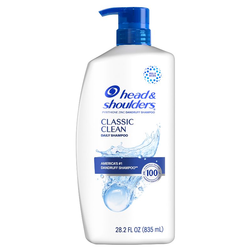 Head &#38; Shoulders Anti-Dandruff Treatment, Classic Clean for Daily Use, Paraben-Free 2-in-1 Shampoo and Conditioner - 28.2 fl oz, 3 of 19