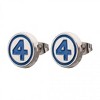 Adult Fantastic Four Logo Stud Earrings Pair - 2 of 3