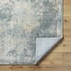 Hauteloom Adsila Teal Blue Abstract Area Rug - 4 of 4