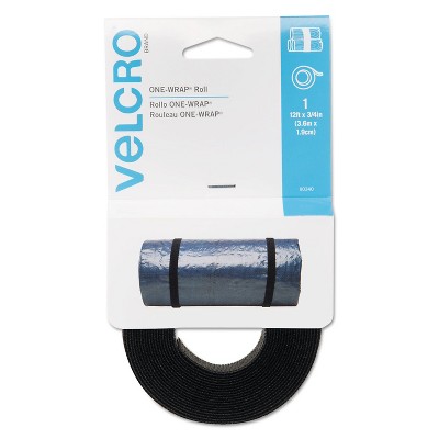 Velcro One-Wrap Reusable Ties 3/4" x 12 ft. Black 90340
