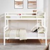 AZL1 Life Concept Beds Twin over Full Bunk Durable Contemporary Secure Guardrails Eco Friendly Ladder for Kids Bedroom, White, 79.53"*58.66"*61.81" - 2 of 4