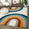 5'2"x7' Double Rainbow Kids' Shag - Balta Rugs: Playroom & Bedroom Carpet, Toddler & Girls' Area Rug - 2 of 4
