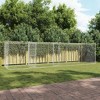Dog Cage Silver 600 x 200 x 200 cm Galvanised Steel - 2 of 4
